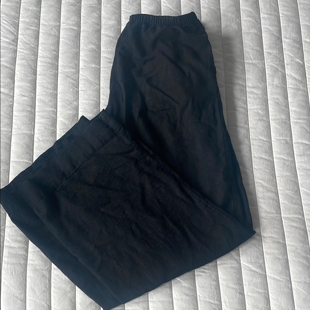 Black Linen Pants